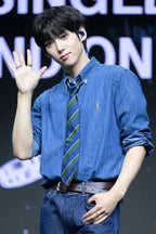 [VIP Exclusive] 2026 New RL Colour Embroidered Denim Shirt (CC913-B40)