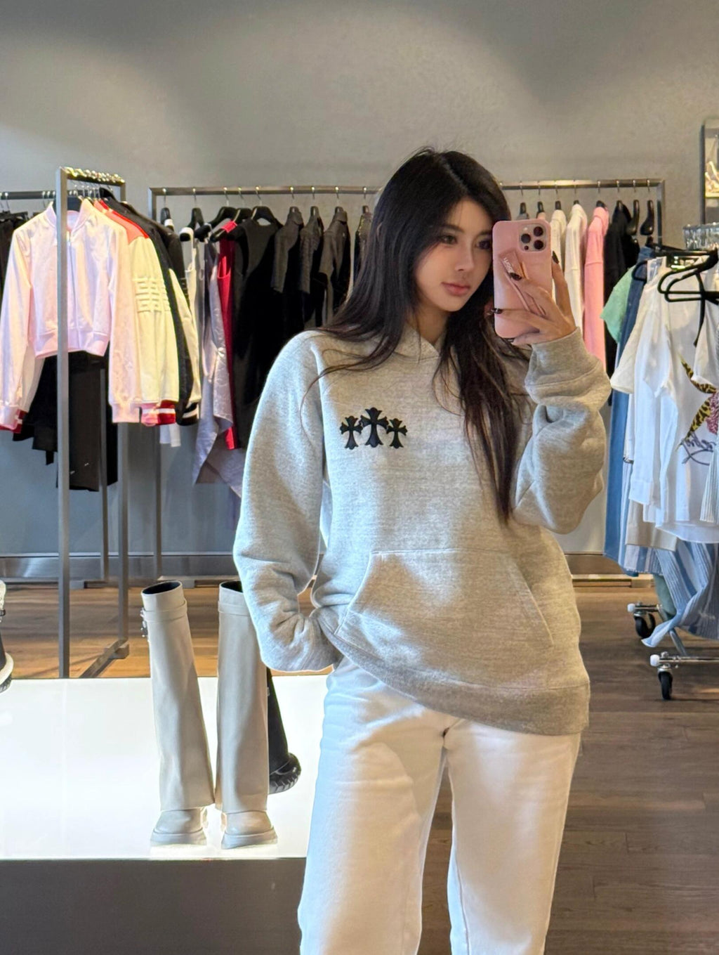 2026 New Model CH Logo Hoodie (CC912-B60)