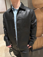 [VIP Exclusive] 2026 New Way Pocket Zip Leather Jacket (CC909-D10)