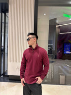 2026 New RL Colour Embroidered Half-Turtleneck Sweatshirt (BB759-A90)