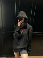 [VIP Exclusive] 2026 New RL Embroidered Cowl-Neck Cable-Knit Jumper (CC921-B60)
