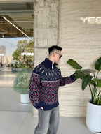 [VIP Exclusive] 2026 New Way Geometric Sweater Jacket with All-Over Embellishment (25394-C10)