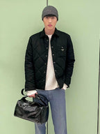 [VIP Exclusive] 2026 New Triangle Brand Lapel Cotton Coat (CC922-C00)