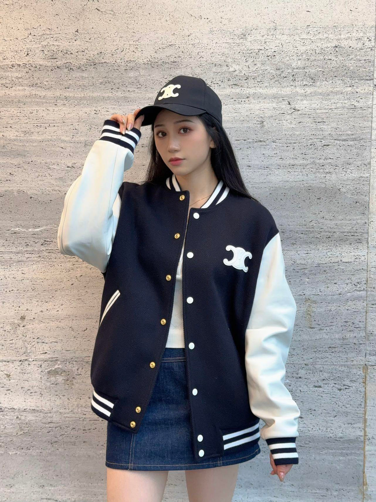 2026 New Model "Ce" Lettered Badge Baseball Shirt (25399-C30)