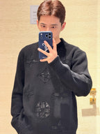[VIP Exclusive] 2026 New Arrival: LY Letter Cut-out Crochet Jumper (25400-B45)