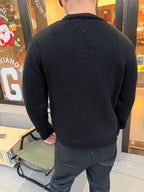 [VIP Exclusive] 2026 New Arrival: LY Letter Cut-out Crochet Jumper (25400-B45)