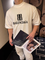 [VIP Exclusive] 2026 New Balen BB Printed Short-Sleeved Shirt (AA525-A10)