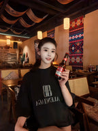 [VIP Exclusive] 2026 New Balen BB Printed Short-Sleeved Shirt (AA525-A10)