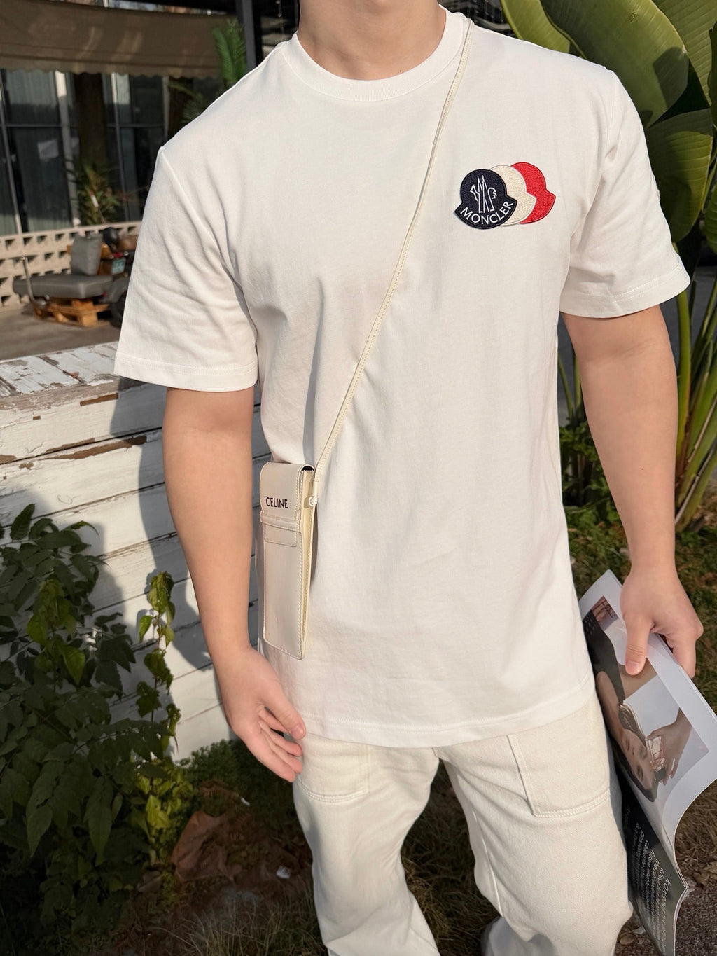 2026 New Mon Patch Logo Short-Sleeved T-Shirt (AA539-A10)