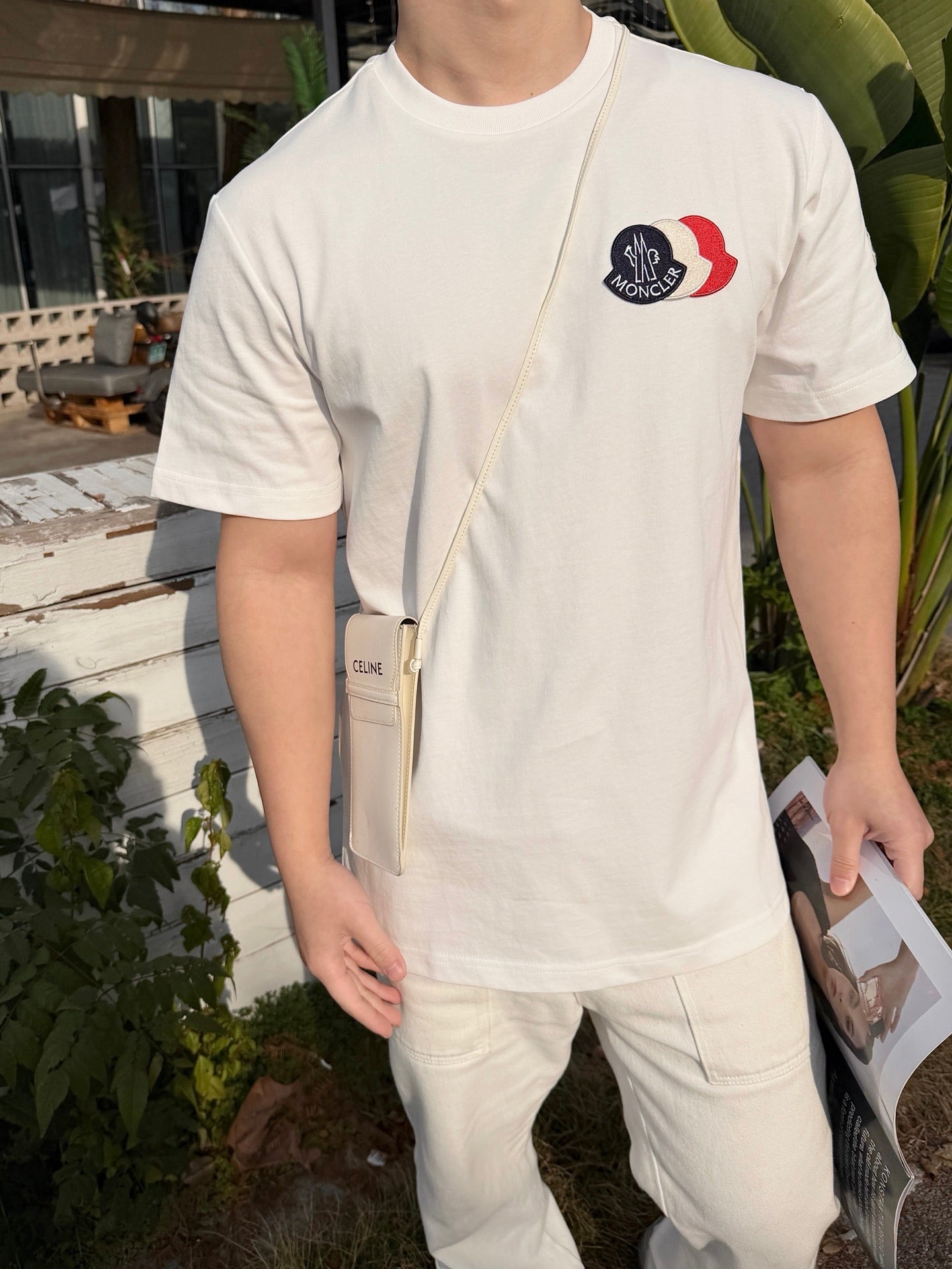 2026 New Mon Patch Logo Short-Sleeved T-Shirt (AA539-A10)