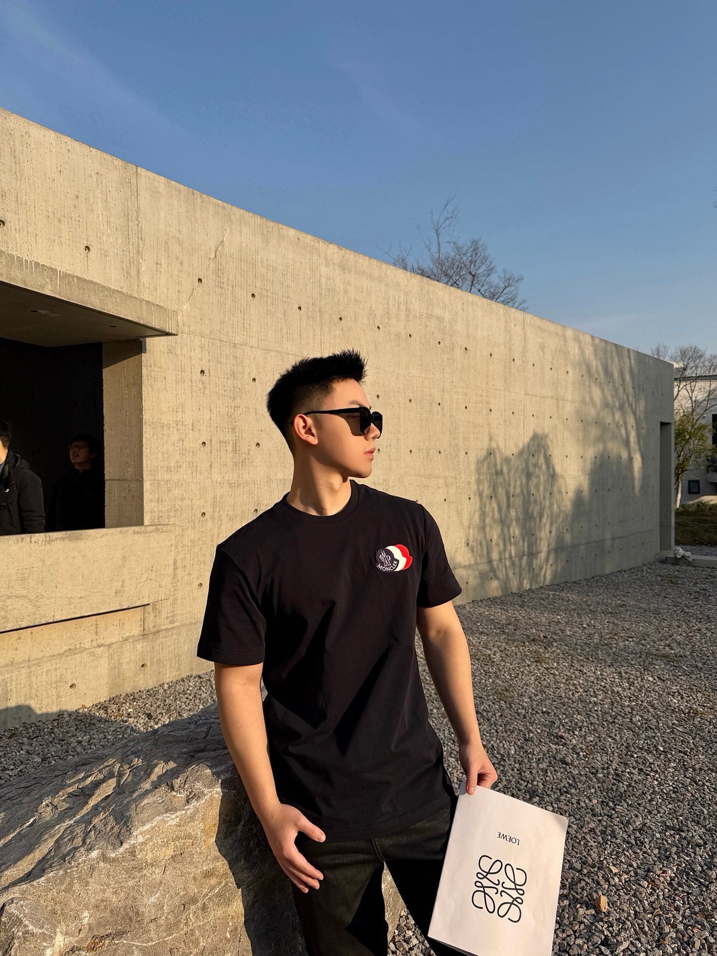 2026 New Mon Patch Logo Short-Sleeved T-Shirt (AA539-A10)