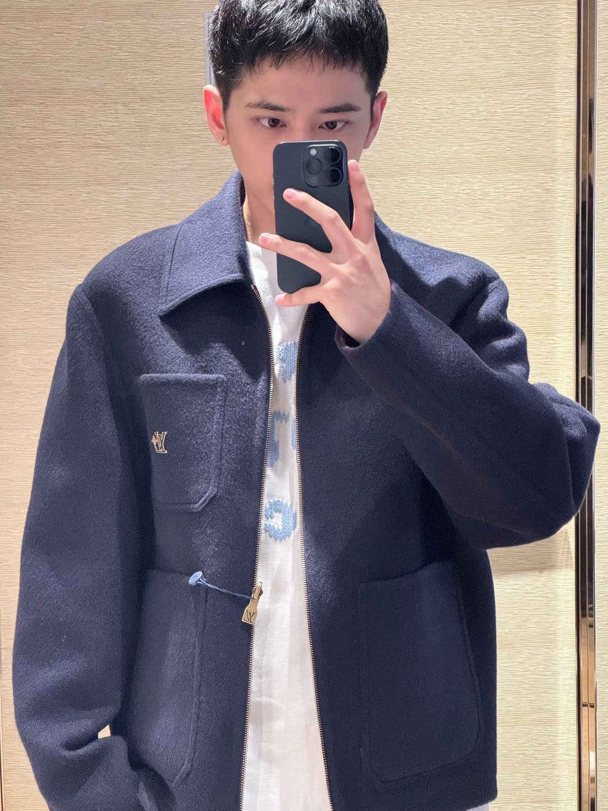 2026 New Model LY Double-Sided Workwear Wool Jacket (25379-F00)