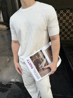 [VIP Exclusive] 2026 New FF All-Over Print Knit Short-Sleeved Top (AA501-A65)