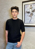 [VIP Exclusive] 2026 New FF All-Over Print Knit Short-Sleeved Top (AA501-A65)