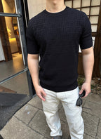 [VIP Exclusive] 2026 New FF All-Over Print Knit Short-Sleeved Top (AA501-A65)