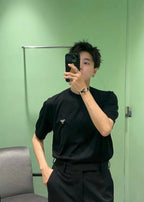 [VIP Exclusive] 2026 New Triangle Brand Embroidered T-Shirt (AA541-A50)