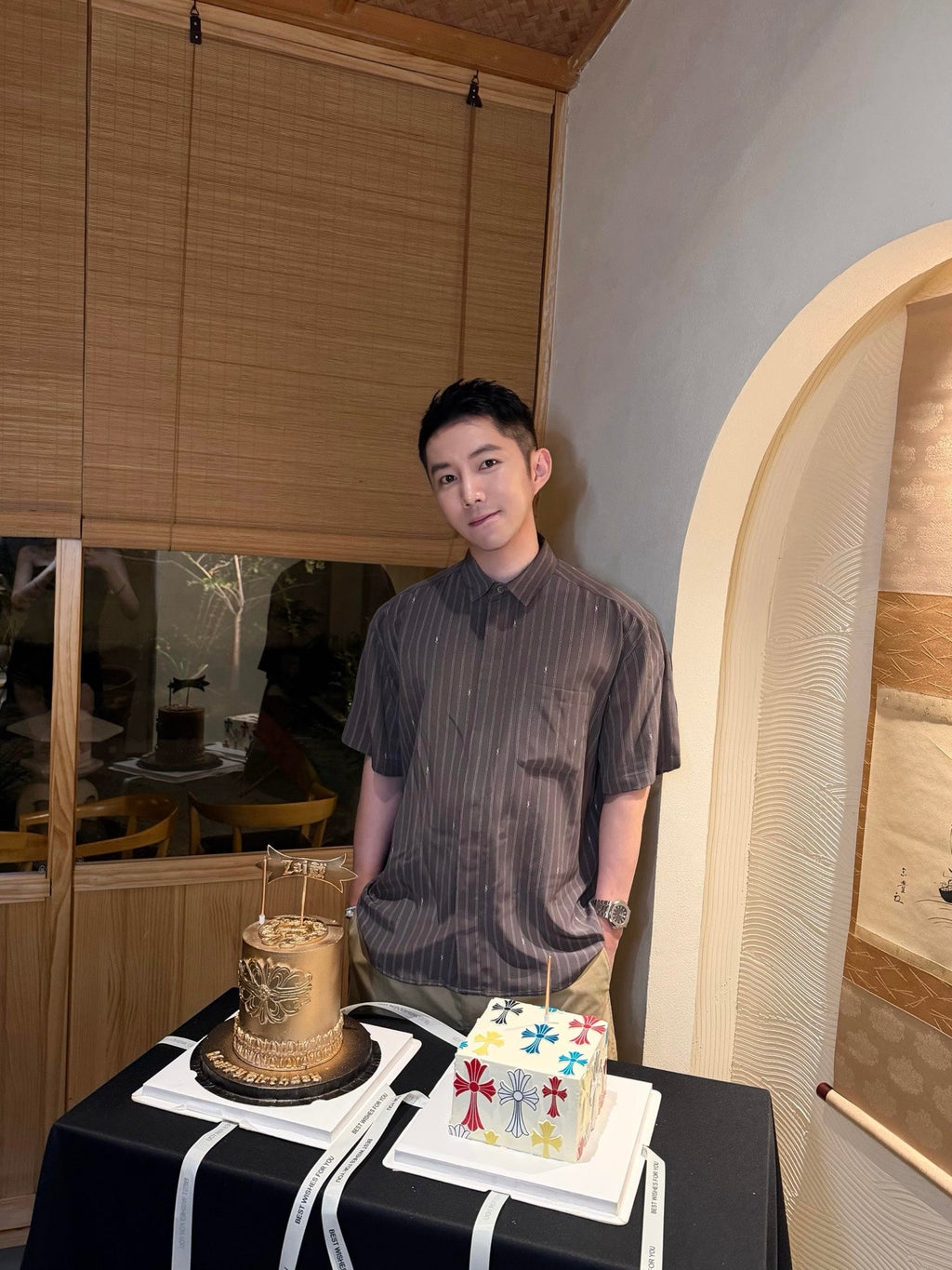 2026 New Saint L Logo Jacquard Short-Sleeve Shirt (AA549-A80)
