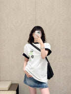 [VIP Exclusive] 2026 New CD Multi-Color Patch Short-Sleeve Shirt (AA512-A15)