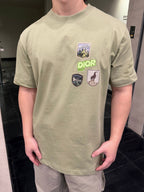 [VIP Exclusive] 2026 New CD Multi-Color Patch Short-Sleeve Shirt (AA512-A15)