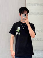 [VIP Exclusive] 2026 New CD Multi-Color Patch Short-Sleeve Shirt (AA512-A15)