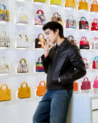[VIP Exclusive] 2026 New CD Checkerboard Pattern Leather Jacket (BB785-C80)