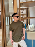 [VIP Exclusive] 2026 New BV Woven Leather Pocket Short Sleeve Shirt (AA543-A20)