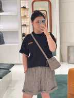 [VIP Exclusive] 2026 New BV Woven Leather Pocket Short Sleeve Shirt (AA543-A20)