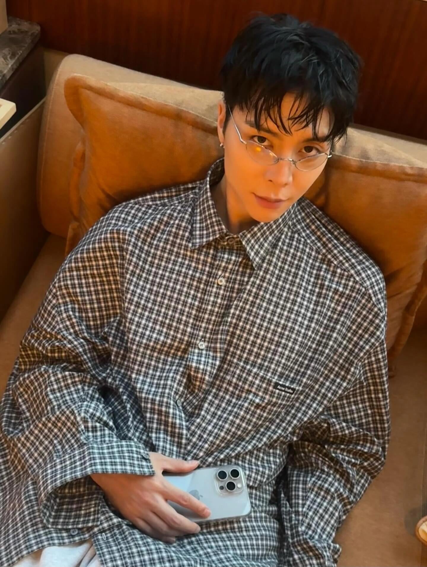 2026 New Acn Logo Tartan Button-Down Shirt (CC941-B50)