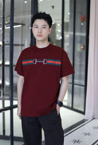 [VIP Exclusive] 2026 New GU Horsebit Webbing T-Shirt (AA540-A15)