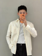 [VIP Exclusive] 2026 New Way Two-Tone Embroidered Patch Pocket Shirt (CC944-B30)