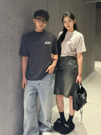 [VIP Exclusive] 2026 New Balen Distressed Print Letter Short-Sleeve T-Shirt (BB770-A20)