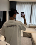 [VIP Exclusive] 2026 New Balen Distressed Print Letter Short-Sleeve T-Shirt (BB770-A20)