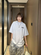 [VIP Exclusive] 2026 New Balen Distressed Print Letter Short-Sleeve T-Shirt (BB770-A20)