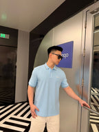 [VIP Exclusive] 2026 New Triangle Brand Logo Embroidered Drawstring Polo Shirt (CC947-A40)