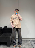 [VIP Exclusive] 2026 New WE11 Printed Hand-Painted Short-Sleeved Shirt (AA557-A10)