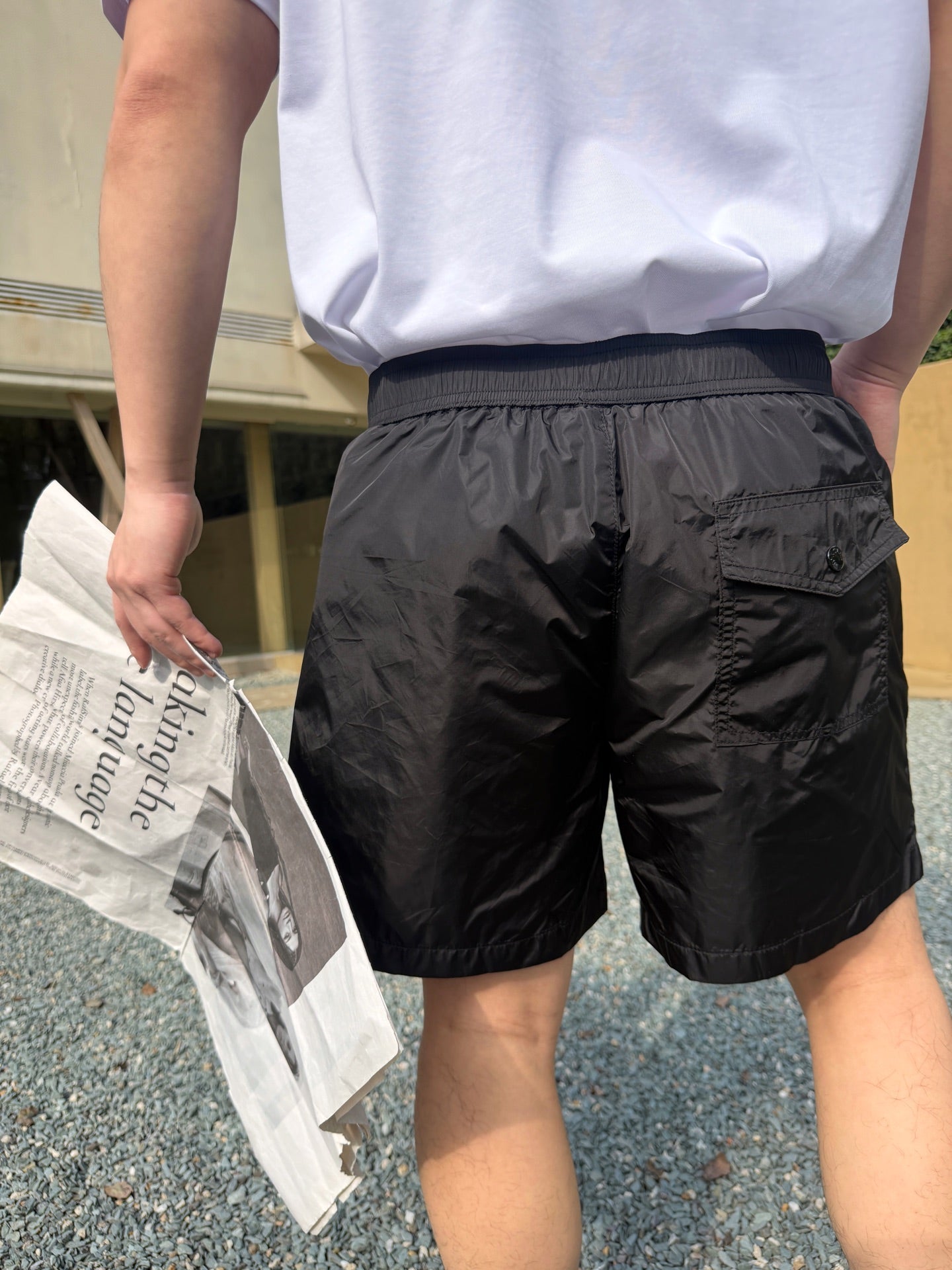 2026 New Mon Logo Pocket Shorts (BB800-A40)