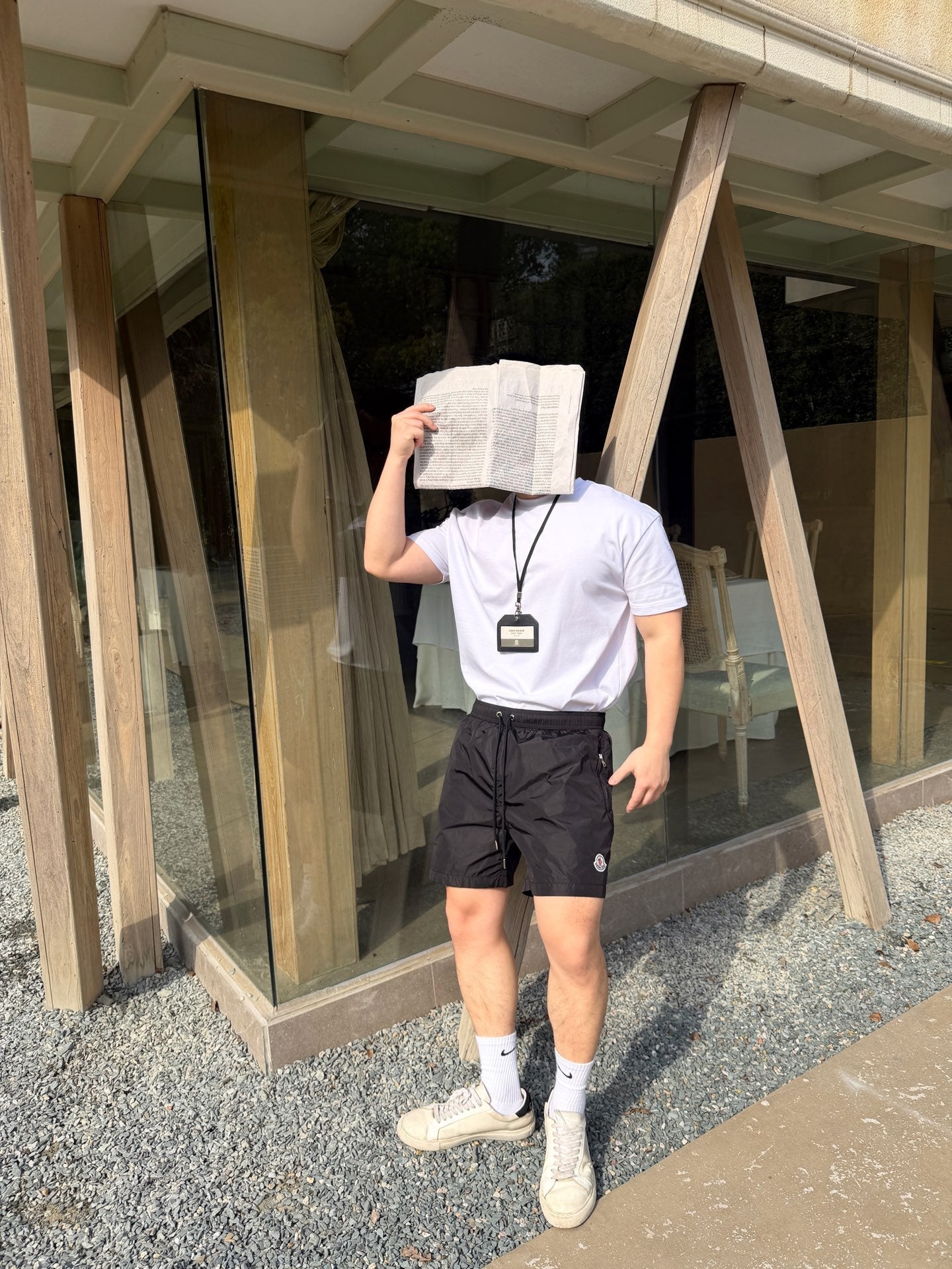 2026 New Mon Logo Pocket Shorts (BB800-A40)