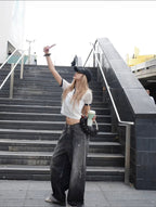 [VIP Exclusive] 2026 New Acn Splatter-Washed Distressed Jeans (BB802-B65)