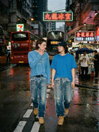 2026 New Acn Optical Illusion Print Dyed Jeans (CC961-C05)