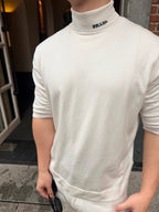[VIP Exclusive] 2026 New Triangle Brand Jacquard Short-Sleeved Jumper (AA574-A40)