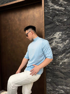 [VIP Exclusive] 2026 New Triangle Brand Jacquard Short-Sleeved Jumper (AA575-A40)