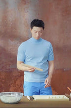 [VIP Exclusive] 2026 New Triangle Brand Jacquard Short-Sleeved Jumper (AA575-A40)