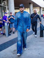 [VIP Exclusive] 2026 New Acn Splash-Painted Distressed Denim Shirt (BB801-B55)