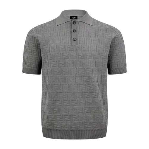 2026 New Arrival FF All-over Print Polo Neck Jumper (AA568-A75)