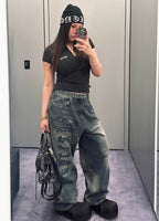[VIP Exclusive] 2026 New Balen Logo Distressed Long Pants (BB769-C05)