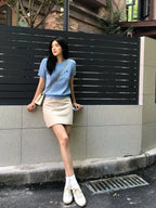 2026 Women’s RL Twisted-Knit Short-Sleeved Jumper (FF720)