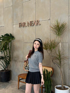 2026 Women’s RL Twisted-Knit Short-Sleeved Jumper (FF720)