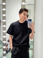 [VIP Exclusive] 2026 New GU Short-Sleeve Shirt with Horsebit Embroidery on the Pocket (CC964-A10)