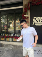 [VIP Exclusive] 2026 New Triangle Brand Logo Embroidered Short-Sleeved T-Shirt (CC954-A10)