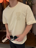 [VIP Exclusive] 2026 New Heart A Crocheted Heart Short-Sleeved Top (AA553-A15)